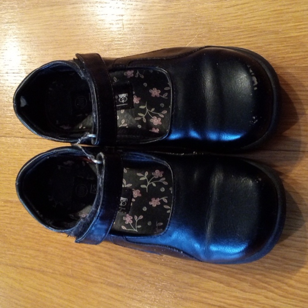 Y2K Chunky Black Wedge Girls Shoes 10W
